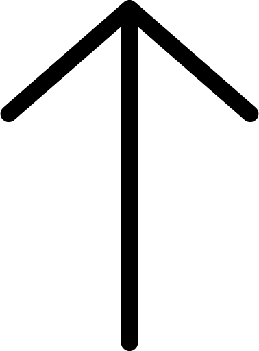 Arrow Thin Top PNG Image