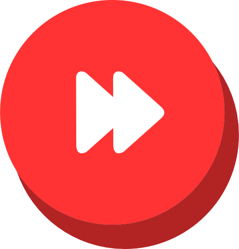 Forward Button Red PNG Image