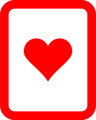 Playing Card Heart PNG Image