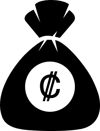 Money Bag Costa Rica Colon PNG Image