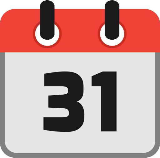Calendar Date 31 Icon