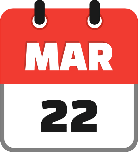 March 22 PNG Image