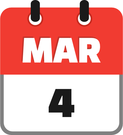 March 4 PNG Image