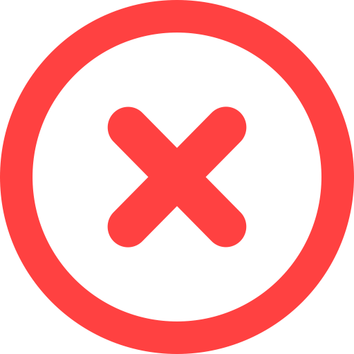 Red X Line PNG Image