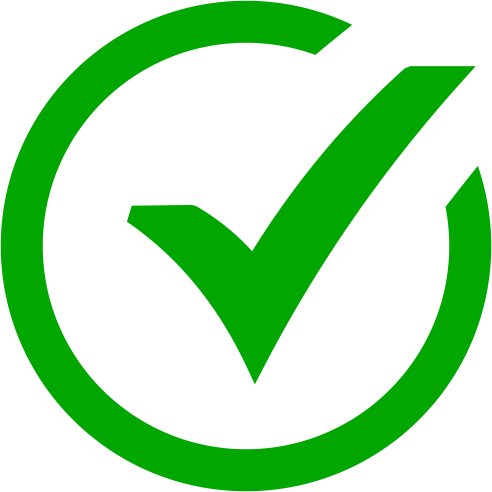 Success Green Check Mark PNG Image