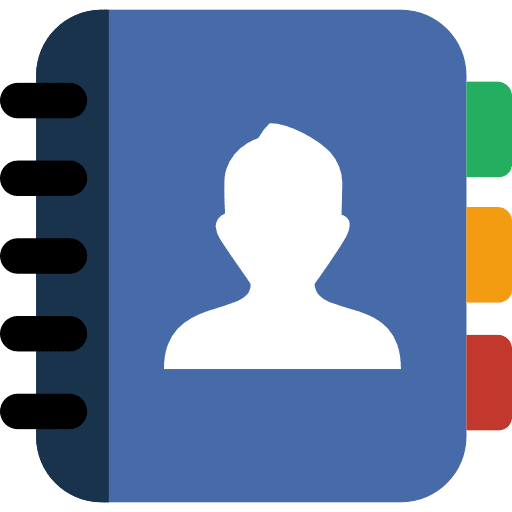 Contact Book Color PNG Image