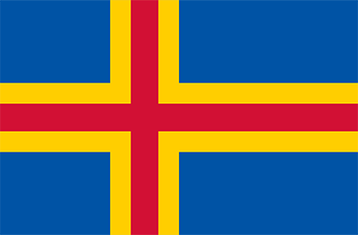 Aland Islands Flag PNG Image