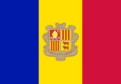 Andorra Flag PNG Image