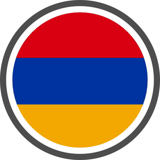 Armenia Flag Round Circle PNG Image