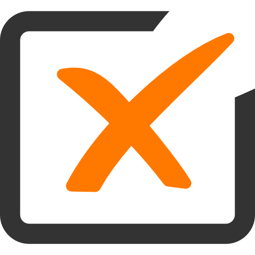 Checkbox Cross Orange PNG Image