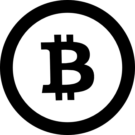 Bitcoin Black Icon