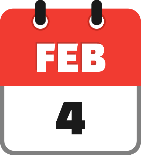 February 4 PNG Image
