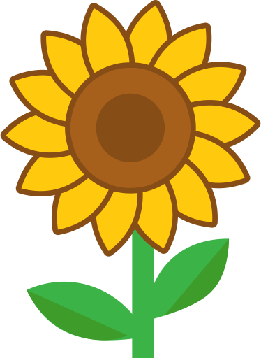 Sunflower Plant PNG Image