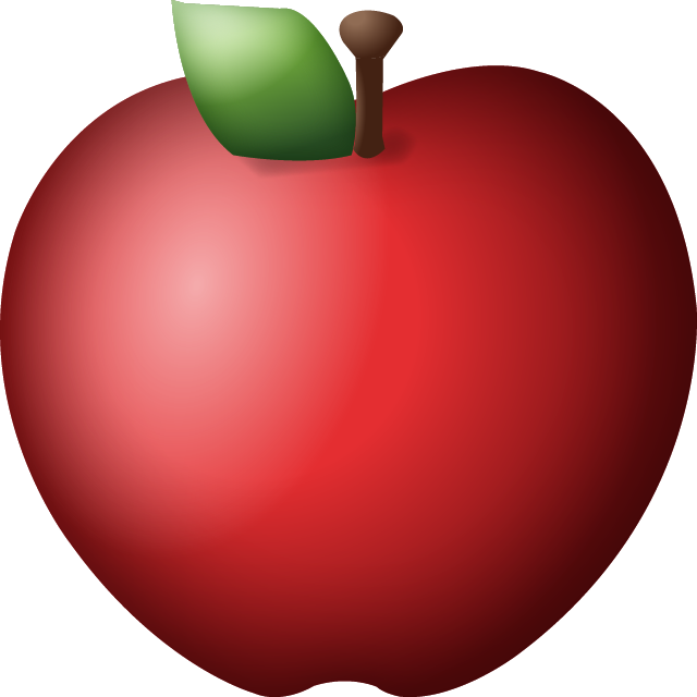 Red Apple Emoji Icon Download Free PNG Image