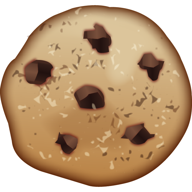 Chocolate Chip Cookie Emoji Icon Free Photo PNG Image