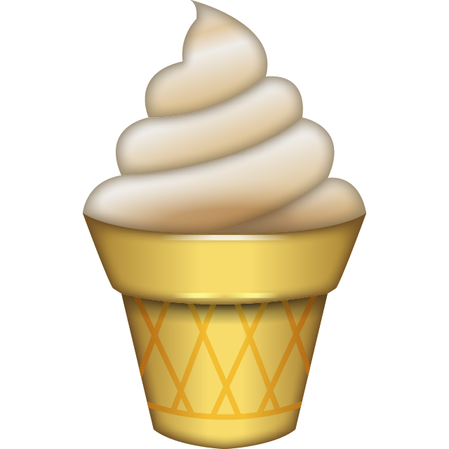 Ice Cream Emoji Icon Free Photo PNG Image