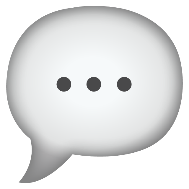 Speech Bubble Emoji Free Icon HQ PNG Image