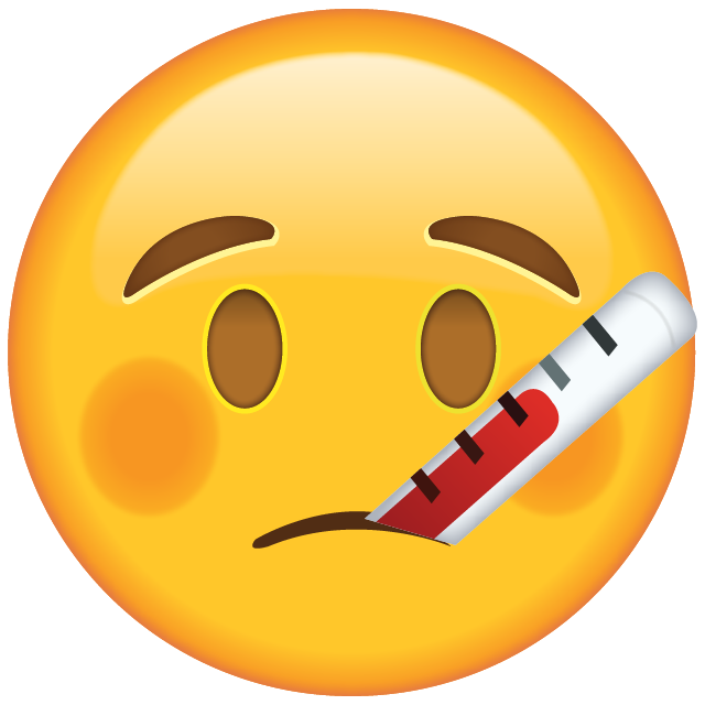 Face With Thermometer Emoji Icon Free Photo PNG Image