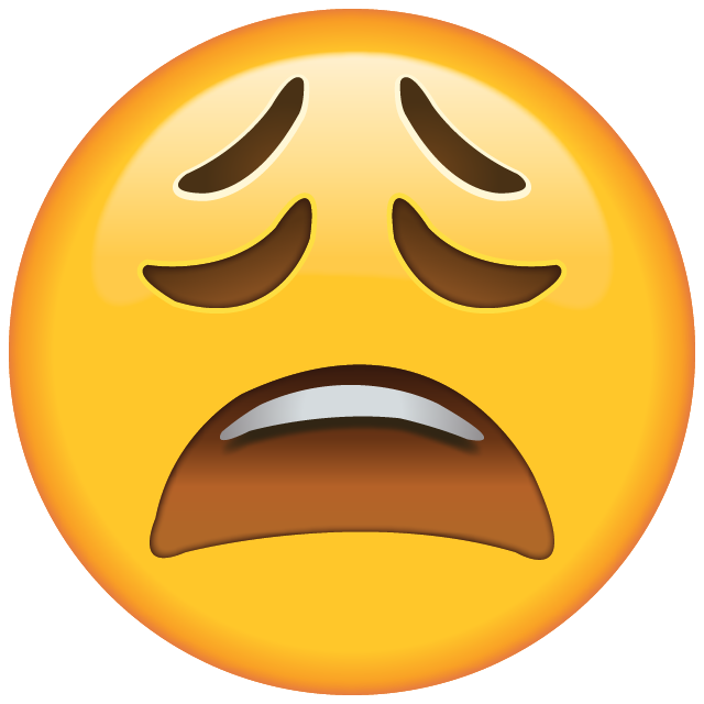 Tired Face Emoji Free Photo Icon PNG Image