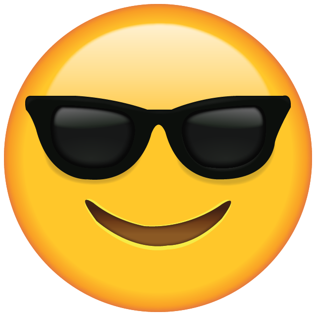 Sunglasses Emoji Free Icon PNG Image