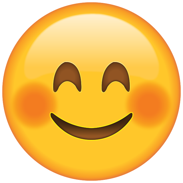 Smiling Face Emoji with Blushed Cheeks Icon Free Photo PNG Image