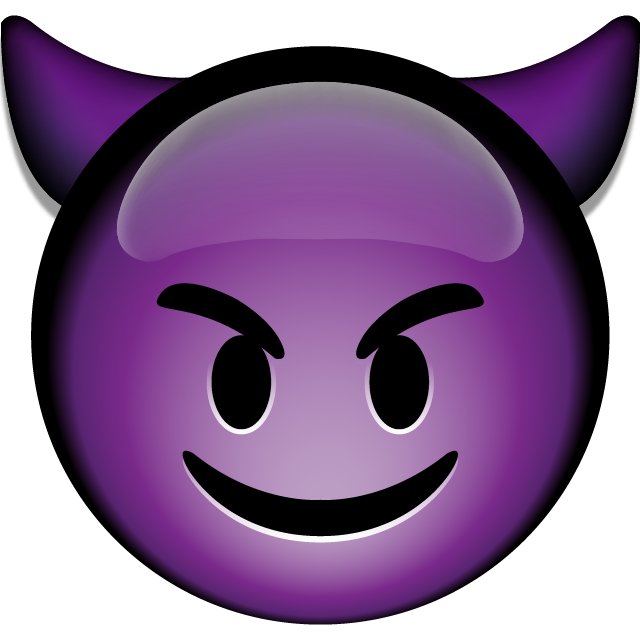 Smiling Devil Emoji Icon File HD PNG Image