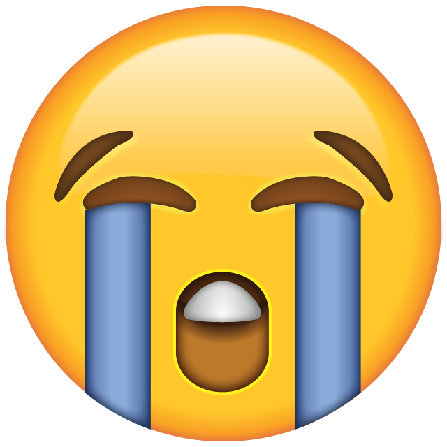 Loudly Crying Face Emoji Free Photo Icon PNG Image