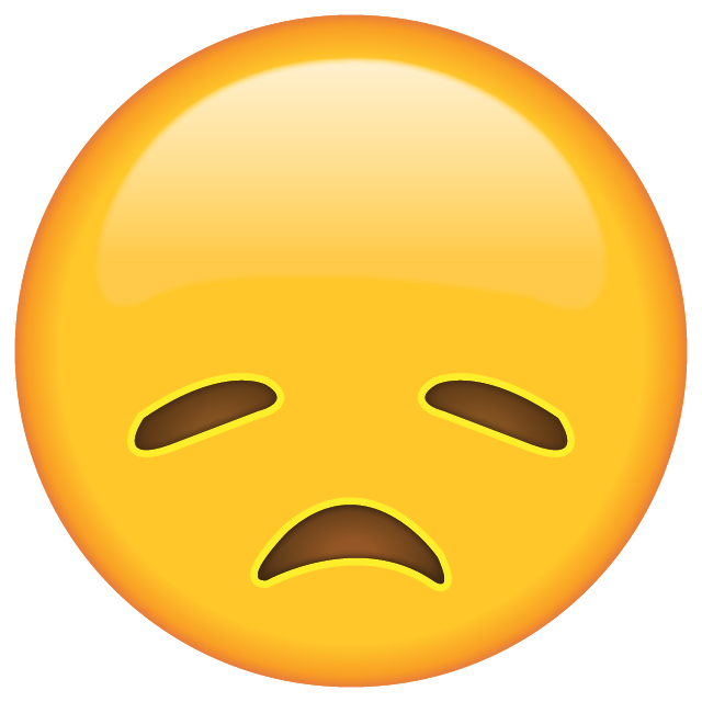 Disappointed Face Emoji Icon Free Photo PNG Image