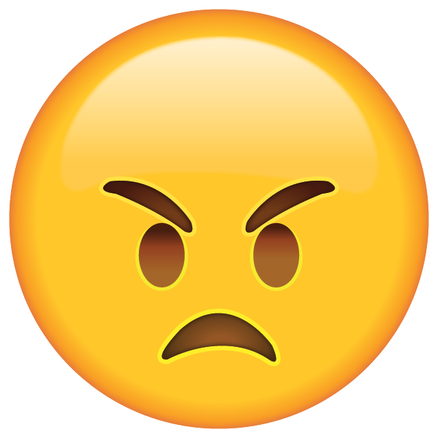 Angry Emoji Free Icon HQ PNG Image