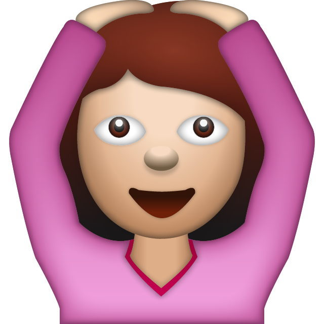 Woman Saying Yes Emoji Free Photo Icon PNG Image