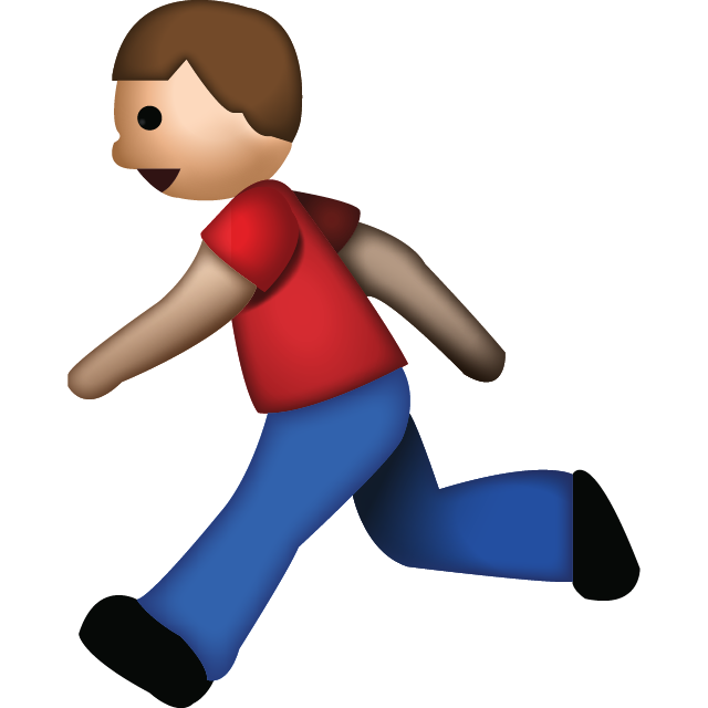 Man Running Emoji Free Icon HQ PNG Image