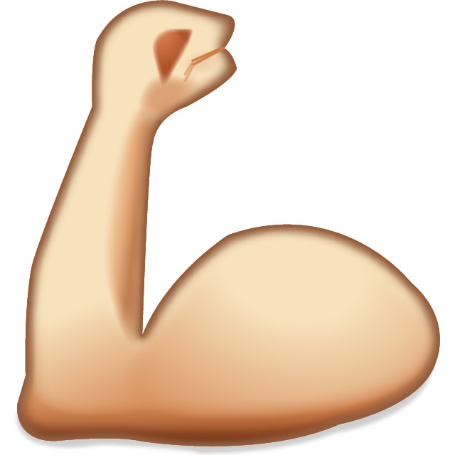 Flexing Muscles Emoji Icon Download Free PNG Image
