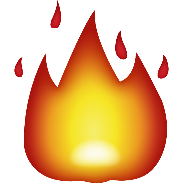 Fire Emoji Icon File HD PNG Image
