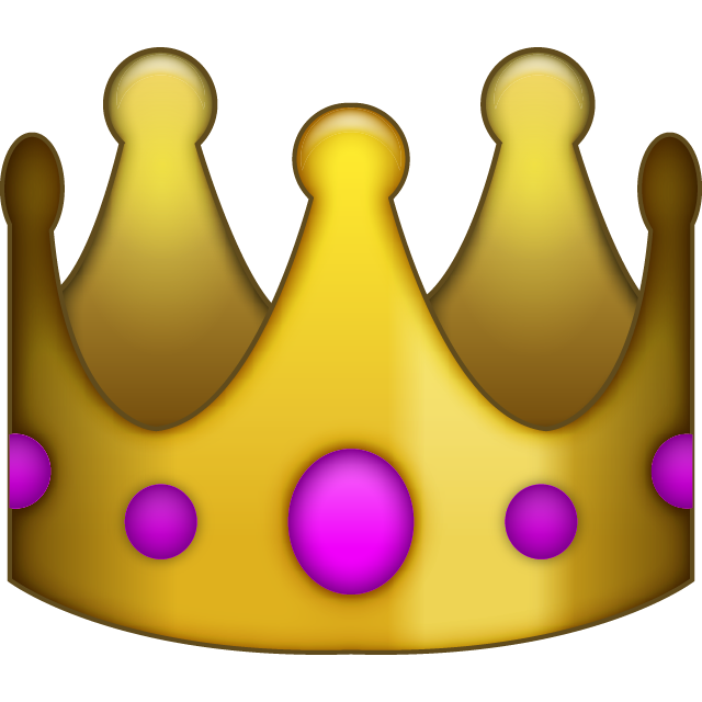 Queen's Crown Emoji Icon File HD PNG Image
