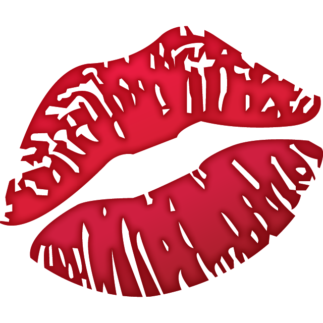 Kiss Mark Emoji Icon File HD PNG Image
