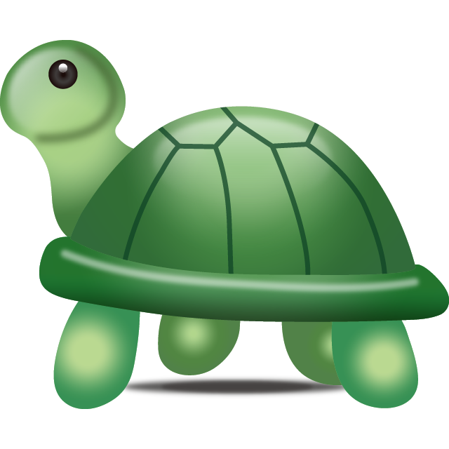 Turtle Emoji Icon File HD PNG Image