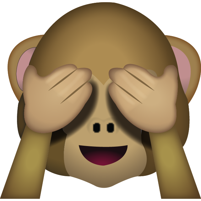 See No Evil Monkey Emoji Free Icon HQ PNG Image