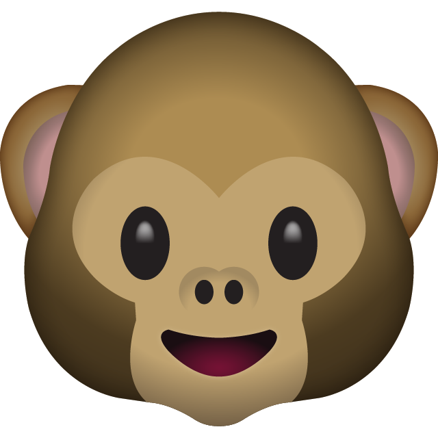 Monkey Face Emoji Free Icon PNG Image