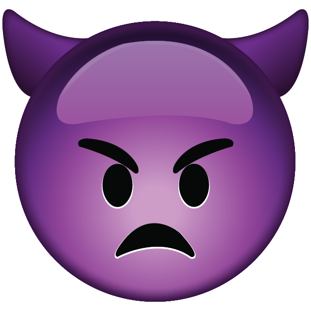 Angry Devil Emoji Icon Free Photo PNG Image
