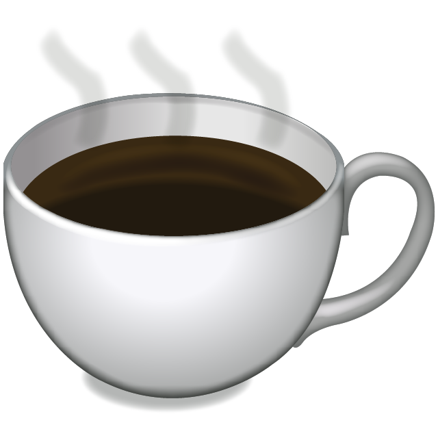 Hot Coffee Emoji Free Icon PNG Image