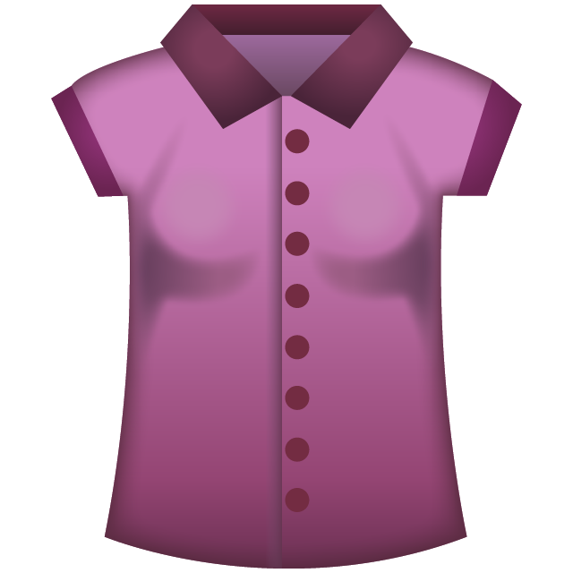 Womans Clothes Emoji Icon File HD PNG Image