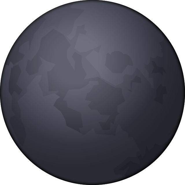 Dark Moon Emoji Icon Free Photo PNG Image