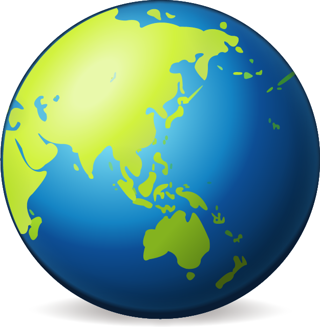 Earth Globe Asia Emoji Icon File HD PNG Image