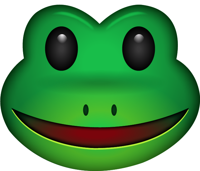 Frog Emoji Free Icon PNG Image