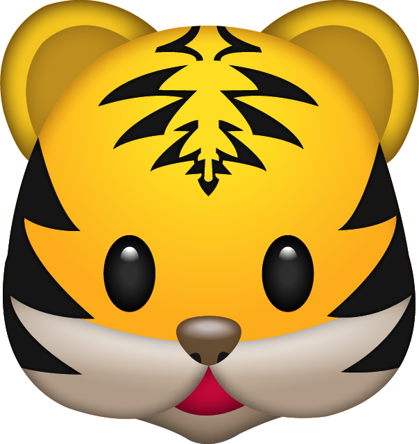 Tiger Emoji Free Photo Icon PNG Image