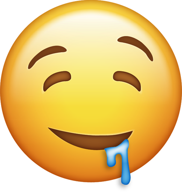 Drooling Emoji Icon File HD PNG Image
