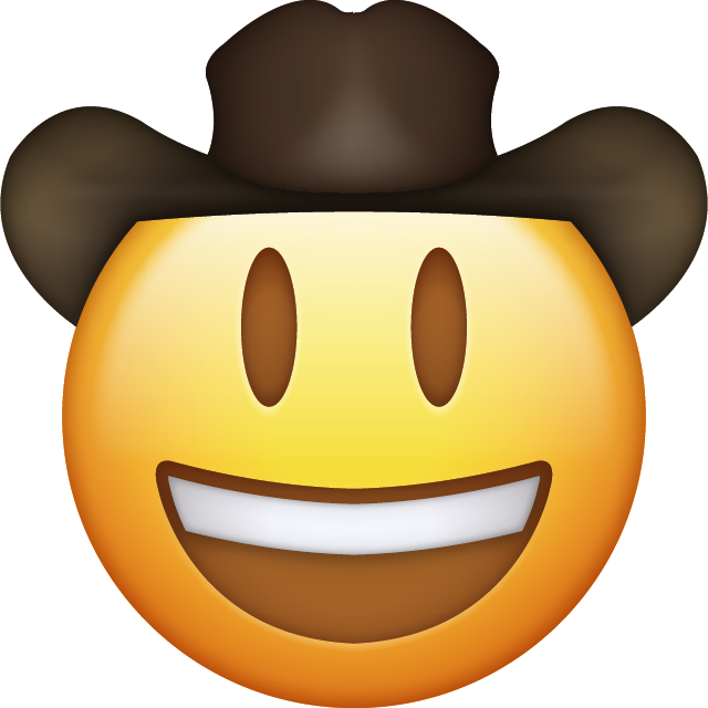 Cowboy Emoji Icon Free Photo PNG Image
