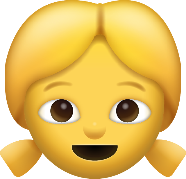 Girl Emoji Icon File HD PNG Image