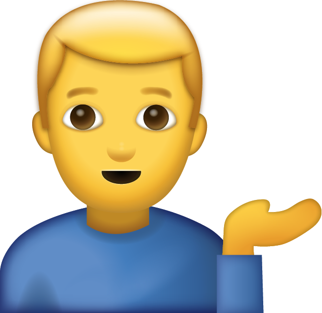 Helping Desk Man Emoji Icon Download Free PNG Image