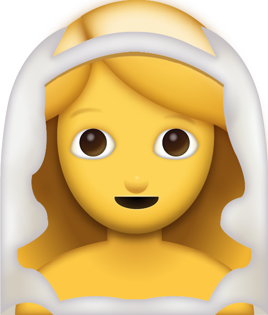 Bride Emoji Icon File HD PNG Image